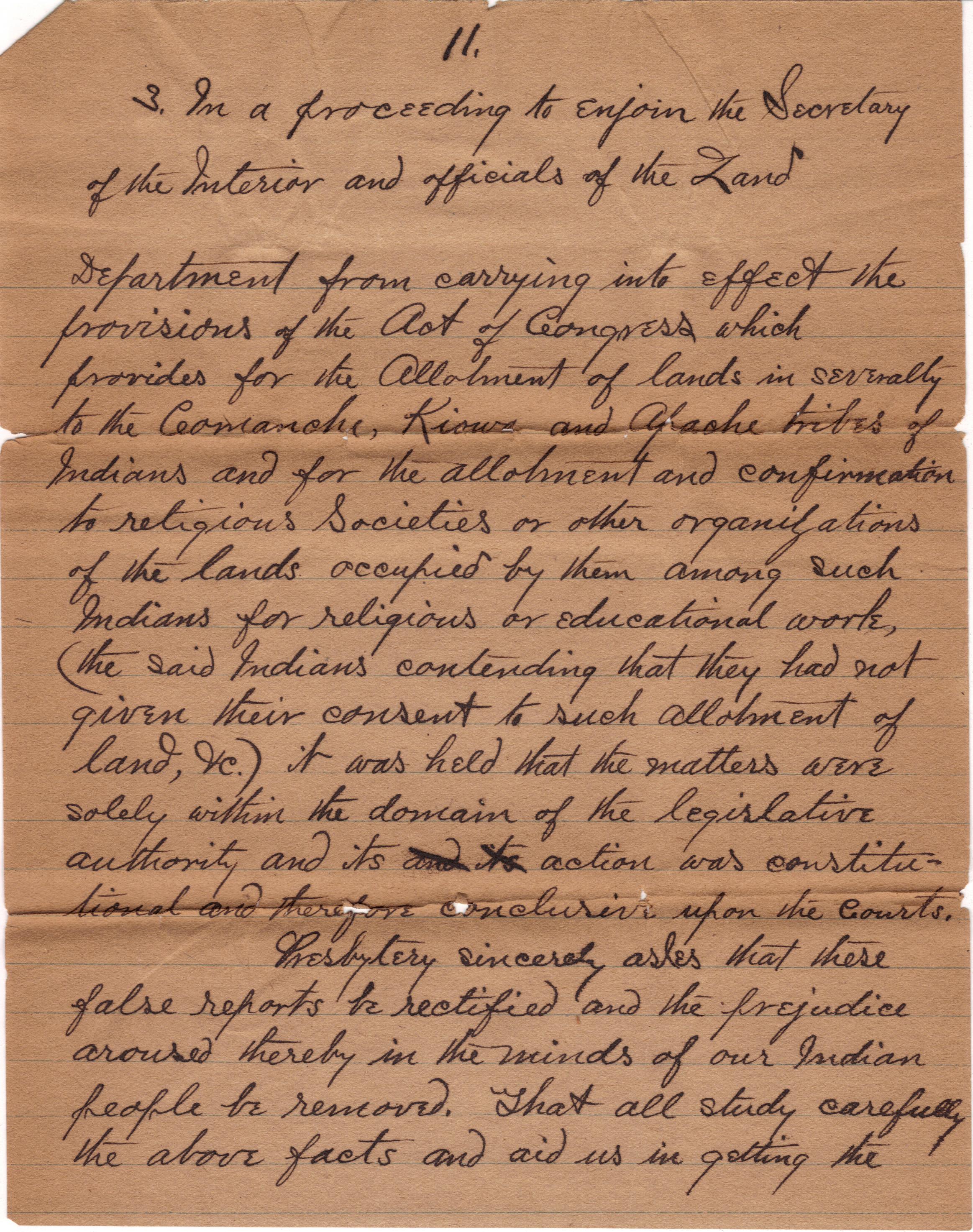 April 22, 1902: Winnebago Mission land papers (11)